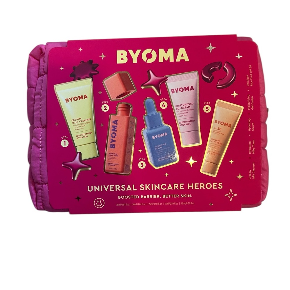 BYOMA Universal Skincare Heroes Set - Pink
